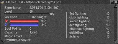Signature for player Eternia Test